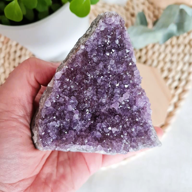 Ametystová drúza - 0.406 kg č.4 (ochrana, čištění,  duchovno)