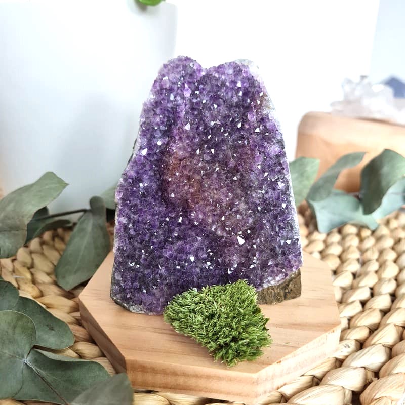 Ametystová drúza - 0,300 kg č.5 (ochrana, harmonie, čištění prostoru)