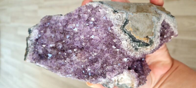 Ametystová drúza - 0,974 kg č.16 (ochrana, harmonie, čištění prostoru)