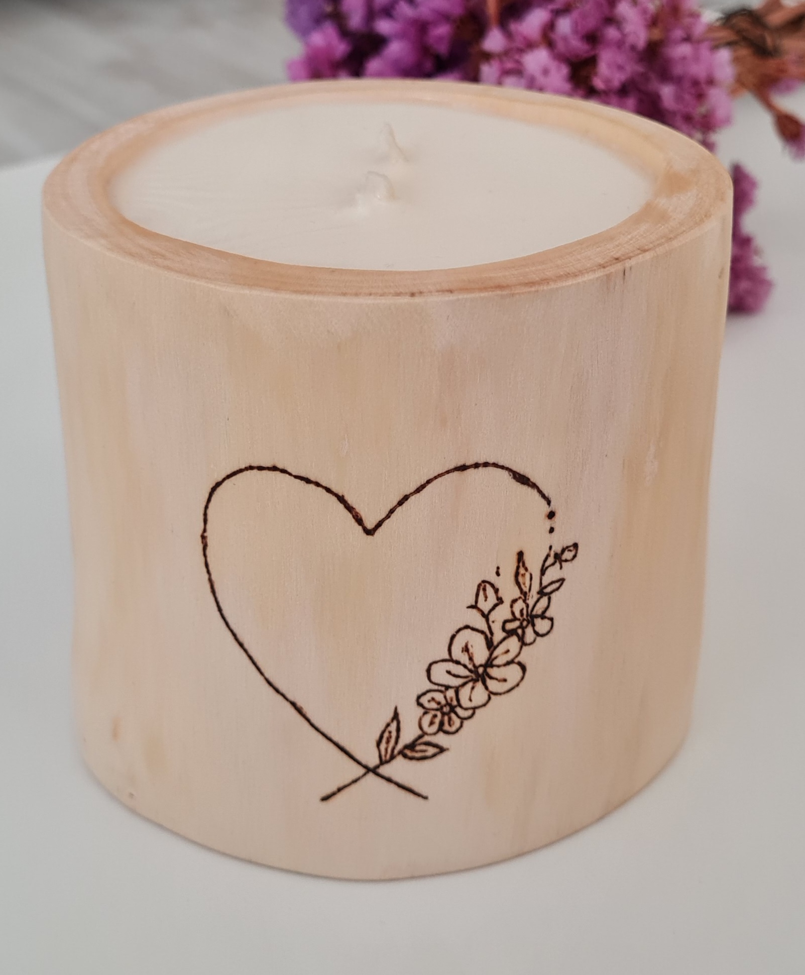 EKO Svíčka - 220 ml - Heart