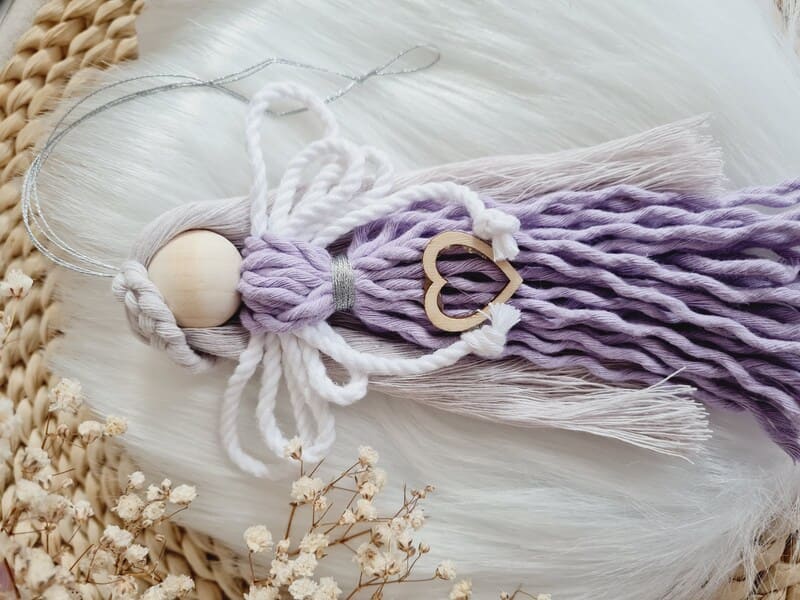 Anděl macramé LEVANDER