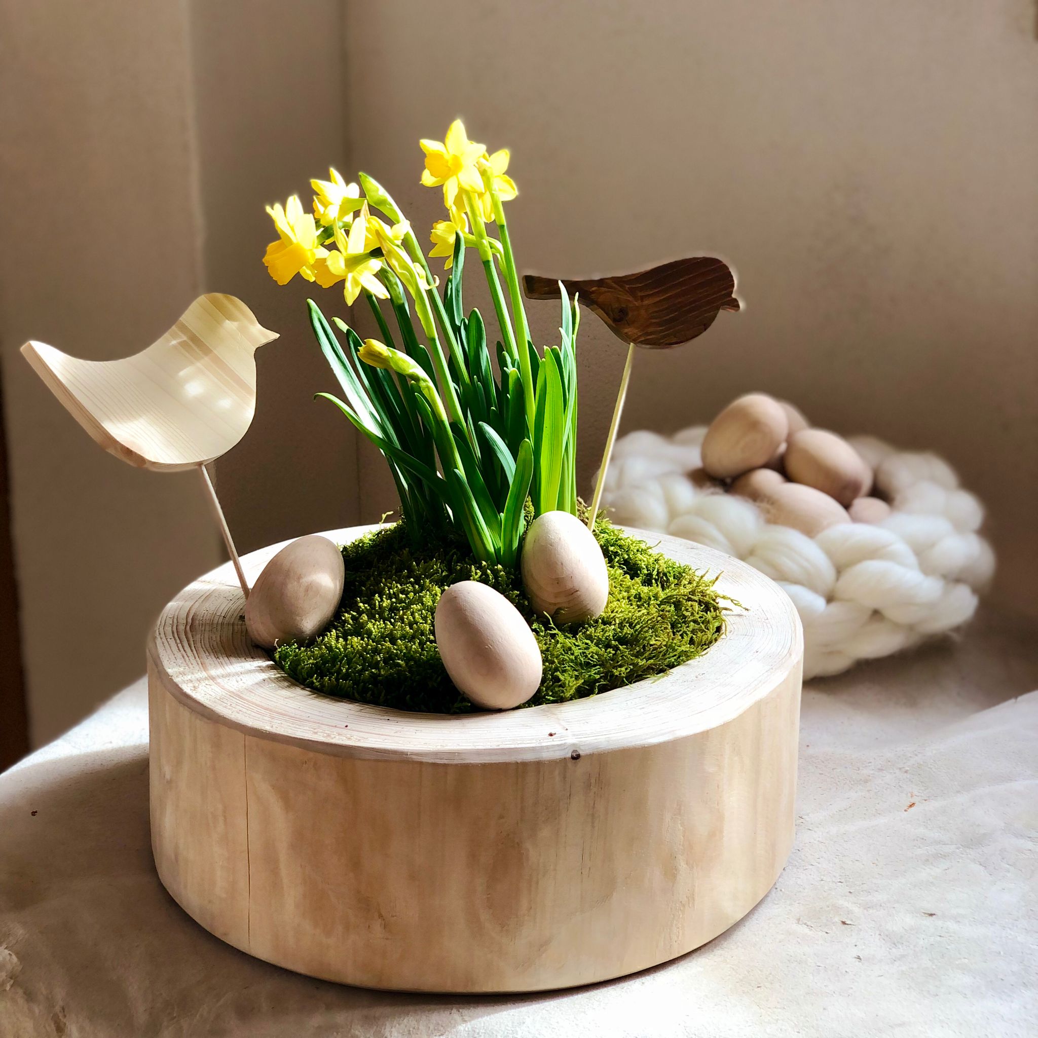 Dekorační dřevěná mísa