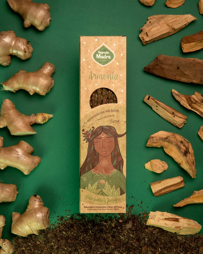 Vonné tyčinky Sagrada Madre 5 ELEMENTŮ – Země – Harmonie