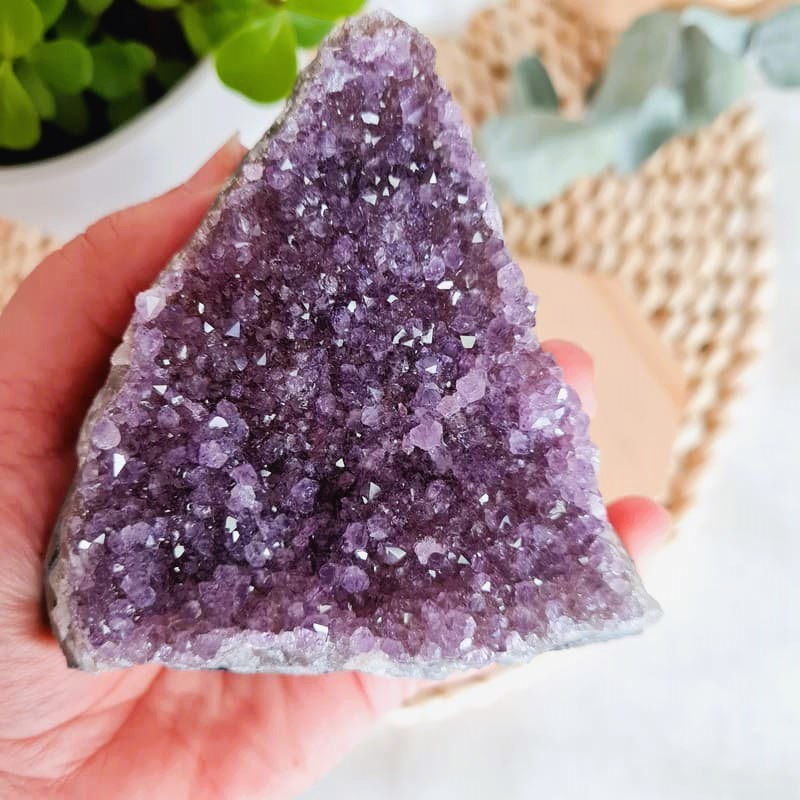 Ametystová drúza - 0.406 kg č.4 (ochrana, čištění,  duchovno)