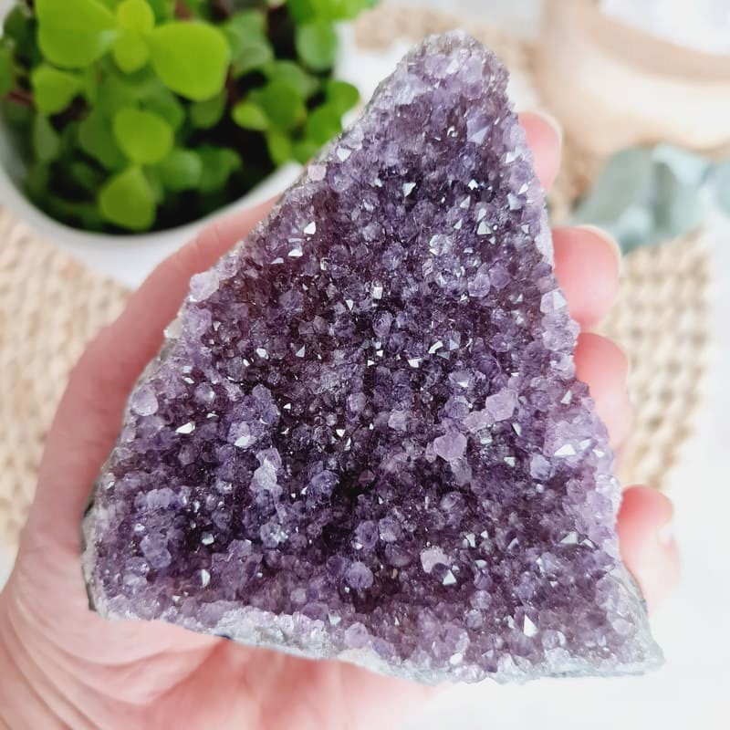 Ametystová drúza - 0.406 kg č.4 (ochrana, čištění,  duchovno)