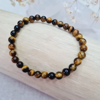 Tygří oko EXTRA náramek 6 mm (ochrana, koncentrace, pozitivní myšlenky, odvaha) 