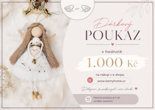 Dárkový poukaz - 1000 Kč