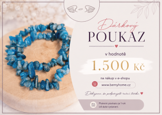 Dárkový poukaz - 1500 Kč