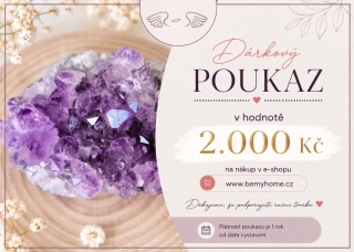 Dárkový poukaz - 2000 Kč